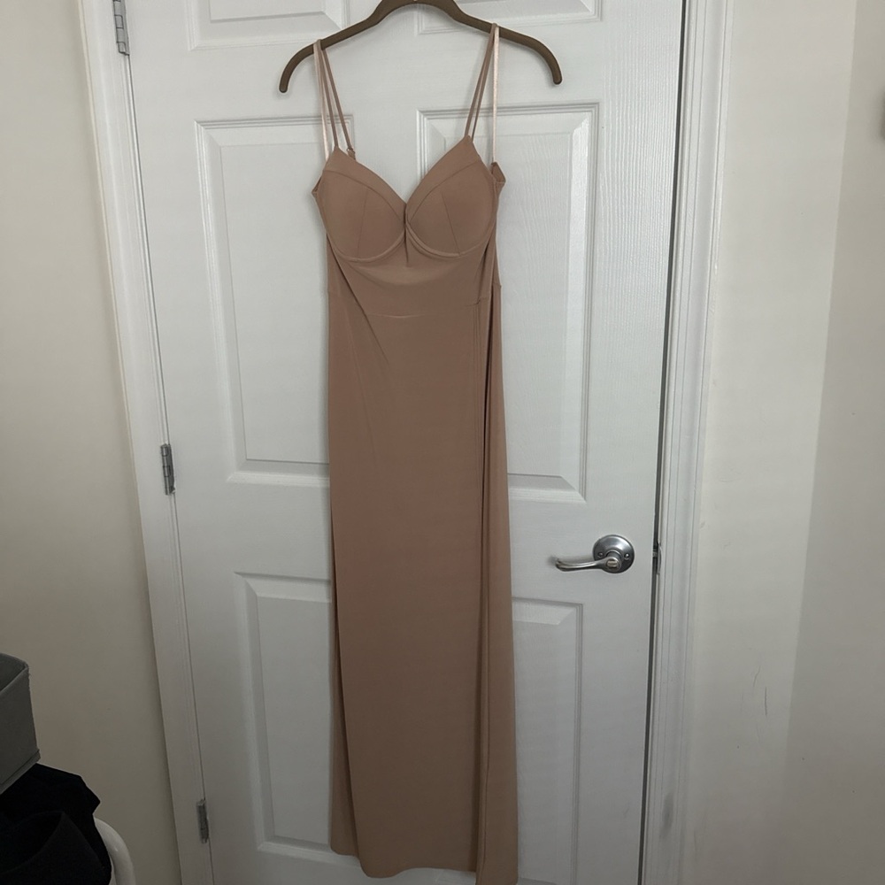 Love J Nude Maxi Dress